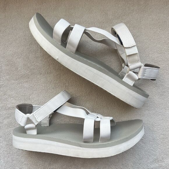 Teva Arivaca Midform Birch Cream Sandal Women 11 Comfort Adjustable Strap Casual - Picture 3 of 16